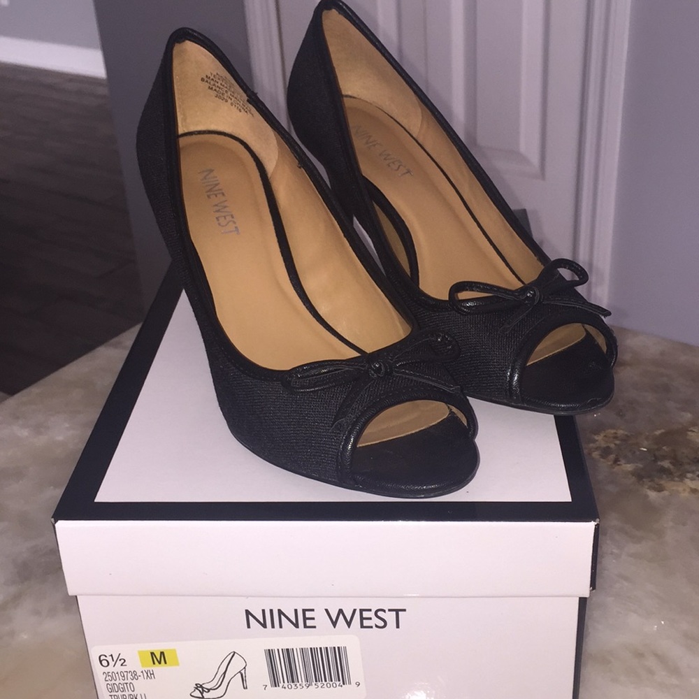 Nine West Open Toe Pump